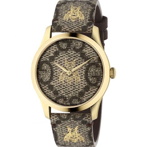 gucci g-timeless ladies watch ya12680|gucci bee automatic watch.